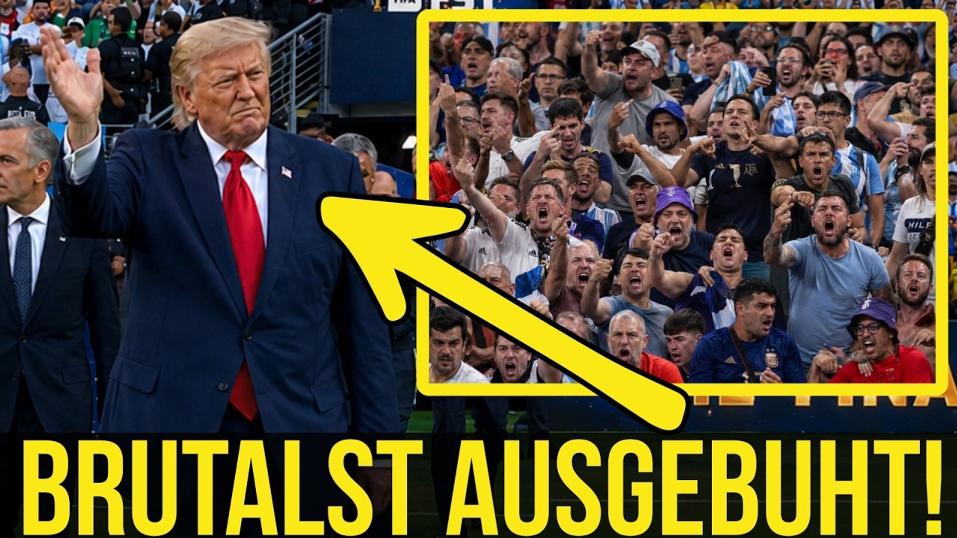 Trump brutal ausgebuht: WM Finale wird für USA zum Desaster!